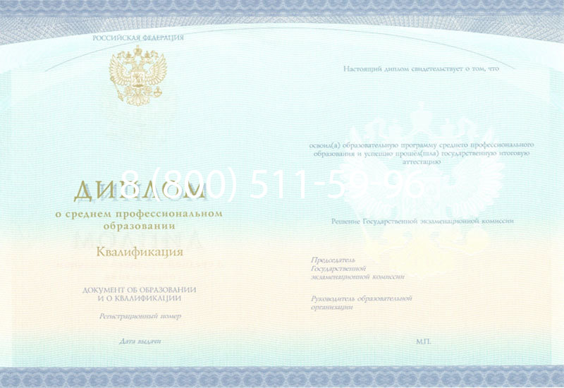 Купить Диплом колледжа (Спецбланк) 2014-2024 года в Обнинске Купить Диплом колледжа (Спецбланк) 2014-2024 года в Обнинске